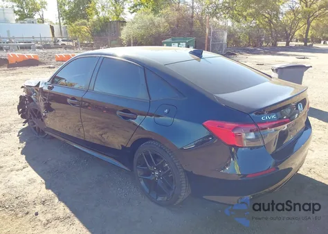 2022 Honda Civic Sport из США, поврежденный, VIN 2HGFE2F52NH585288